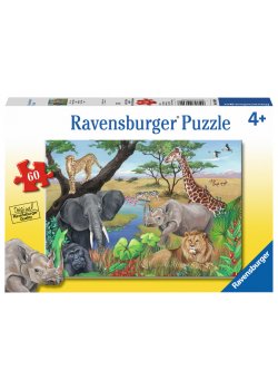 Safari Animals 60 Piece Puzzle